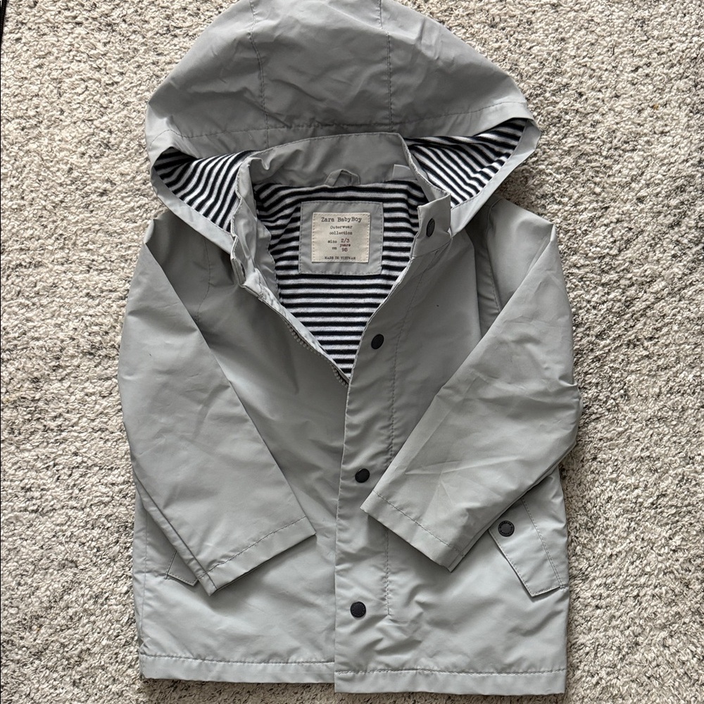 Zara Kids Beige Raincoat